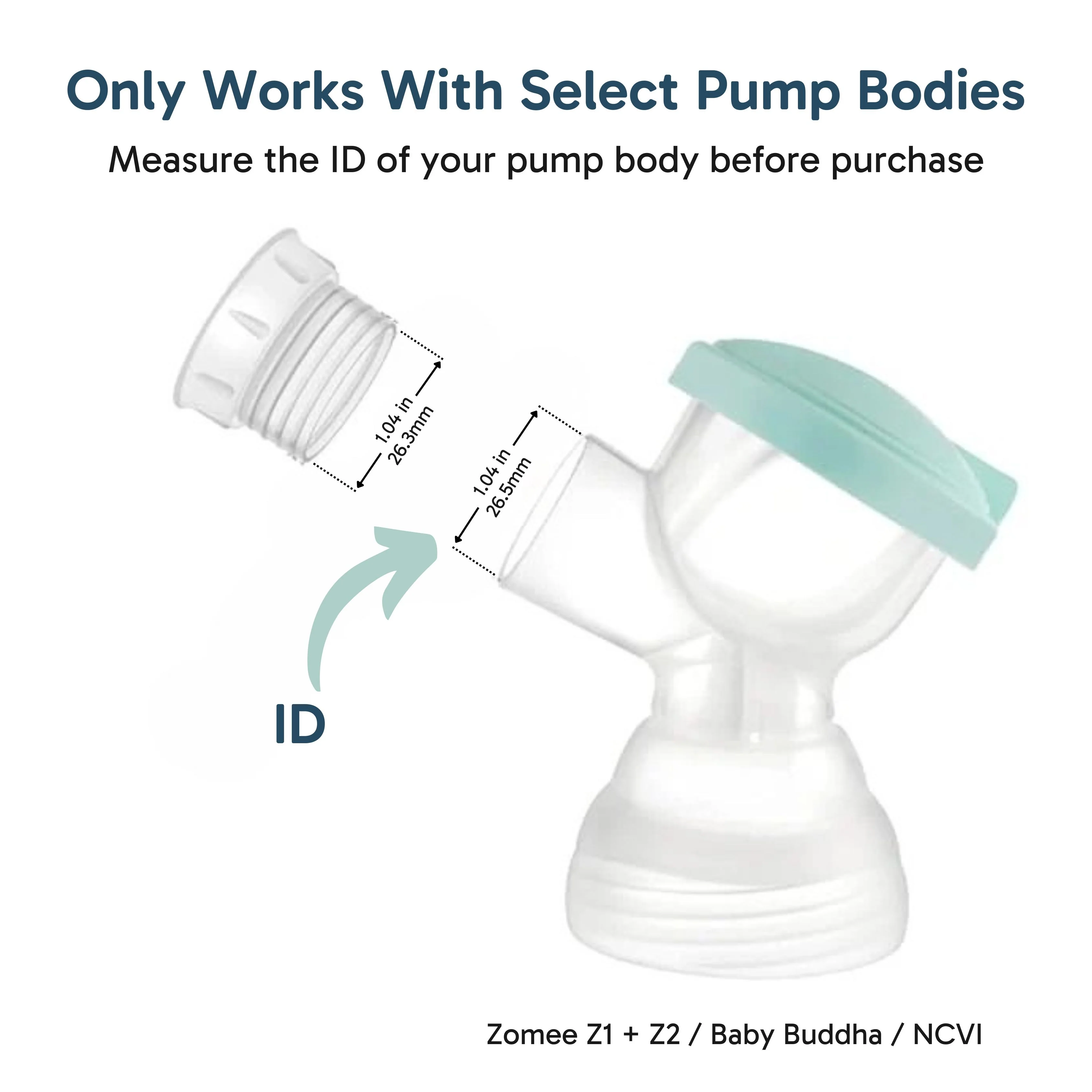 Maymom Brand Adapters for Zomee & Baby Buddha with 2 piece connectors - Image 3