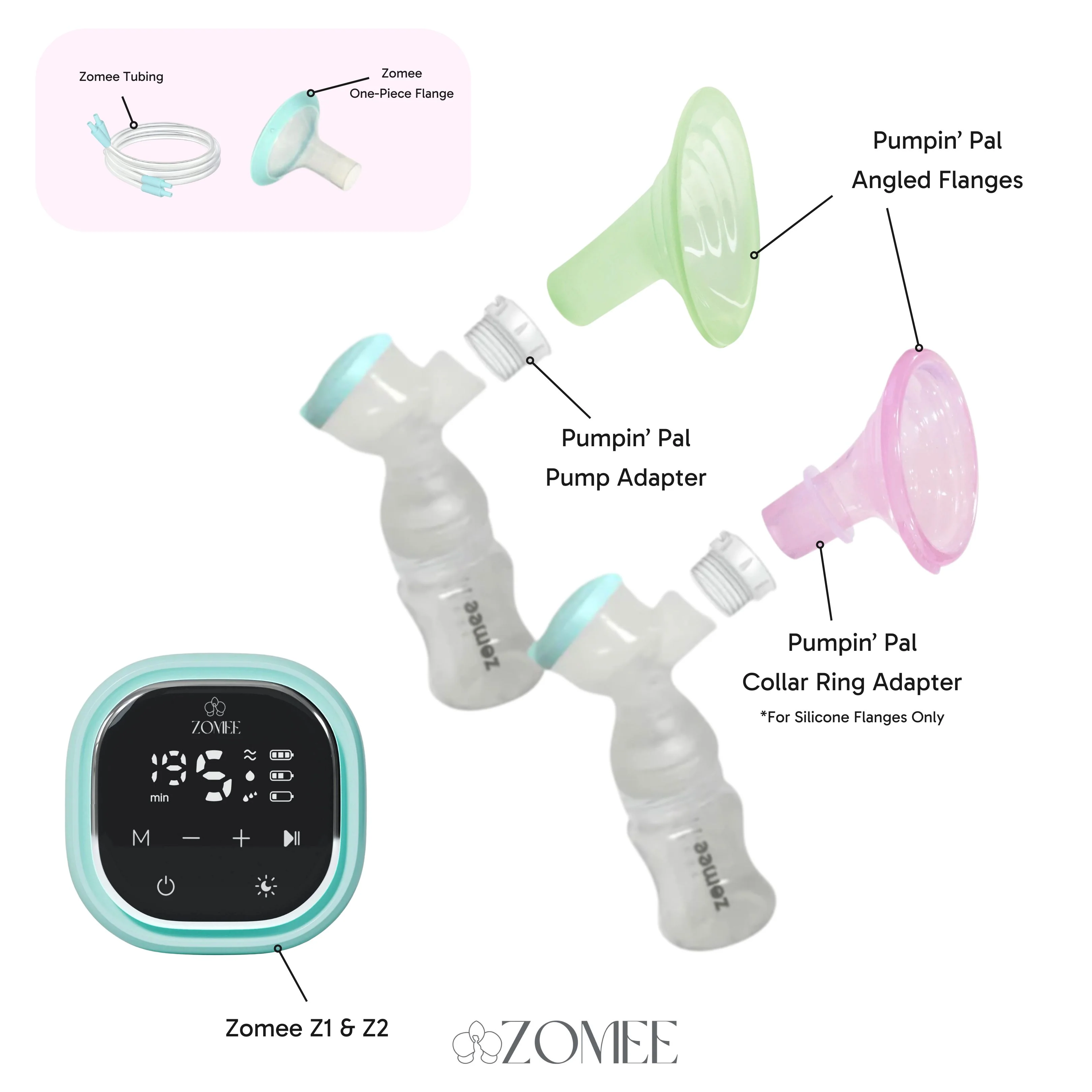 Maymom Brand Adapters for Zomee & Baby Buddha with 2 piece connectors - Image 6