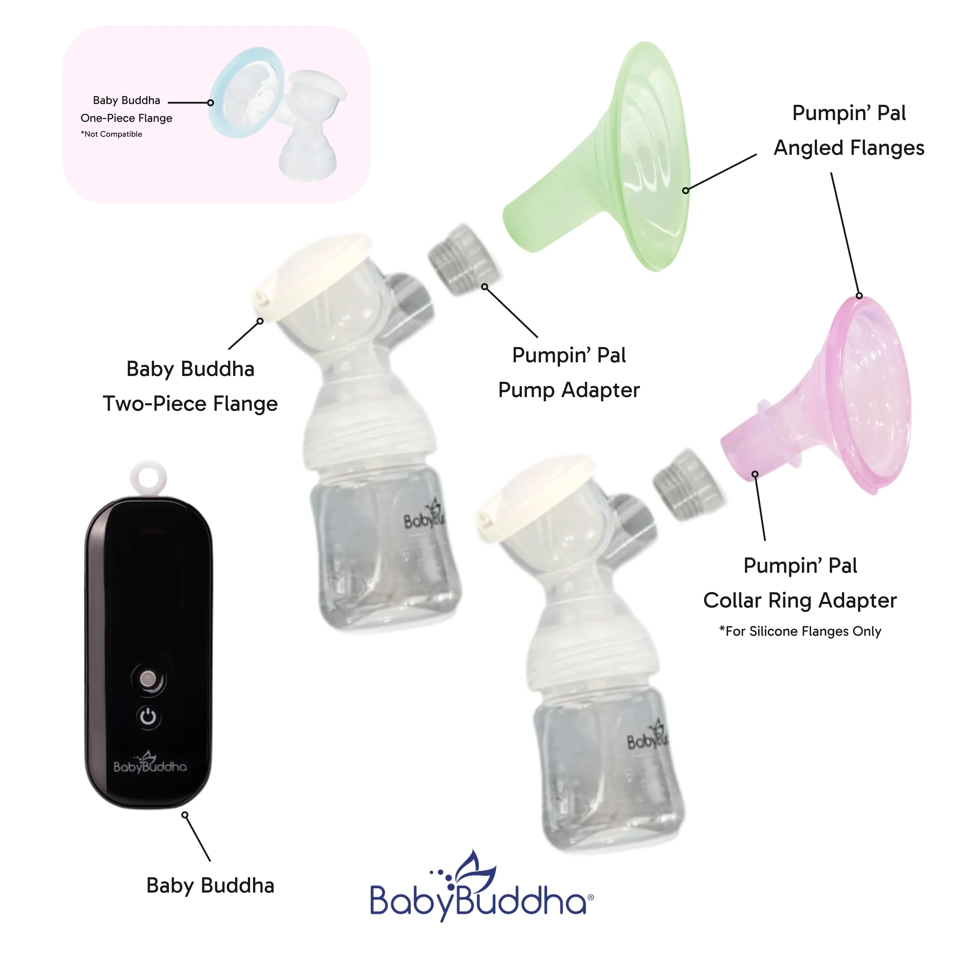 Maymom Brand Adapters for Zomee & Baby Buddha with 2 piece connectors - Image 7