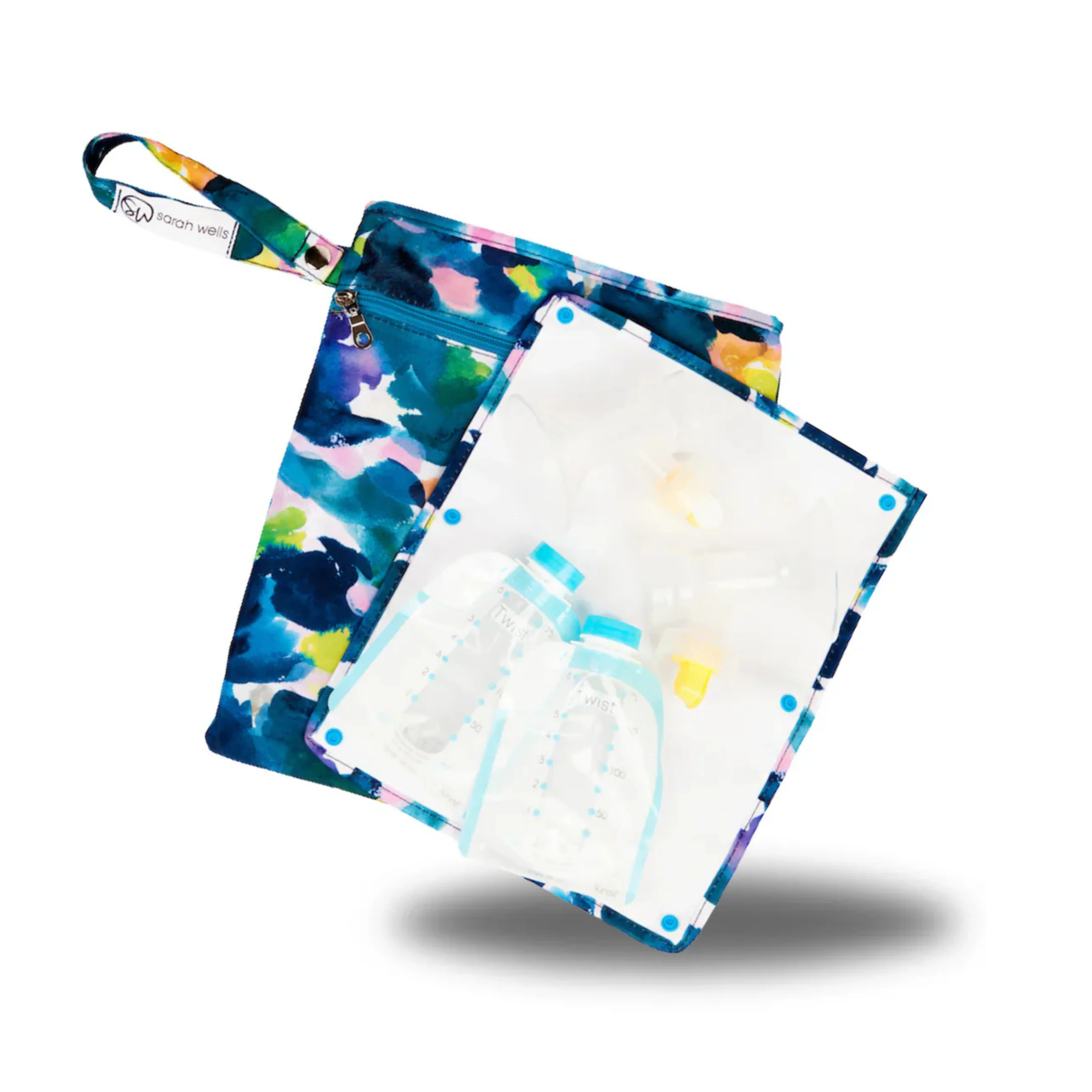 Sarah Wells Pumparoo Wet/Dry Bag with Staging Mat® (Aquarelle) - Image 3