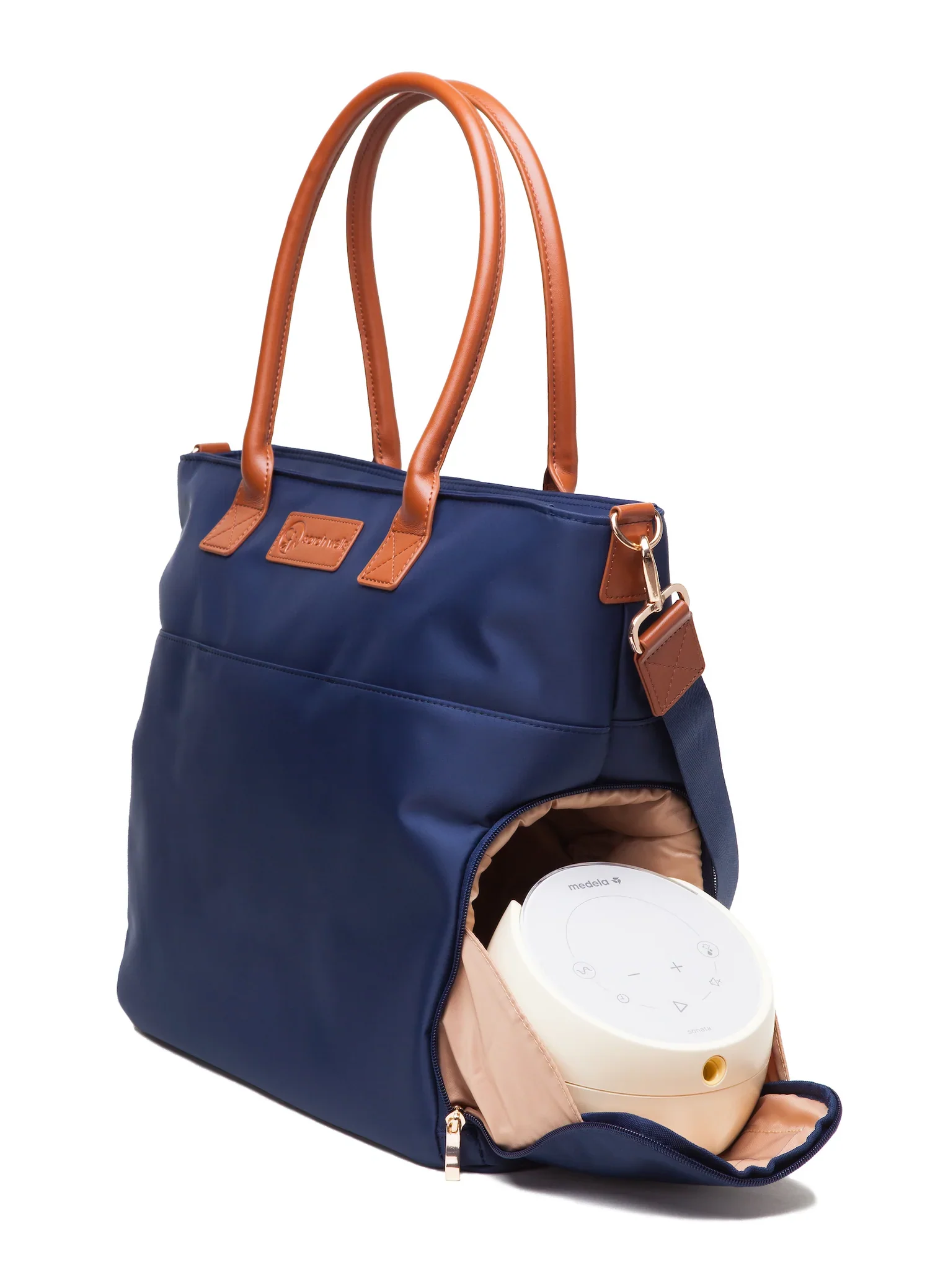 Sarah Wells Abby Breast Pump Tote (Navy) - Image 3